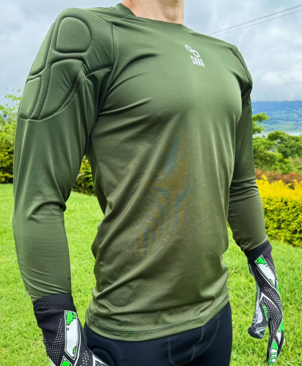 Buzos para arquero con protección SAVA XS Verde