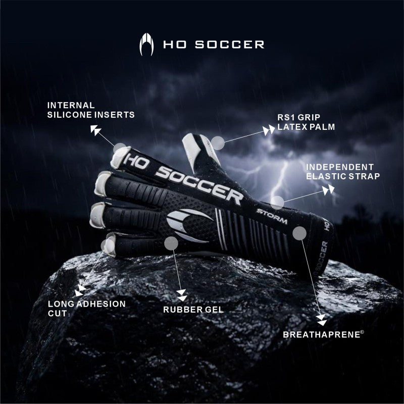 HO SOCCER Storm Black White